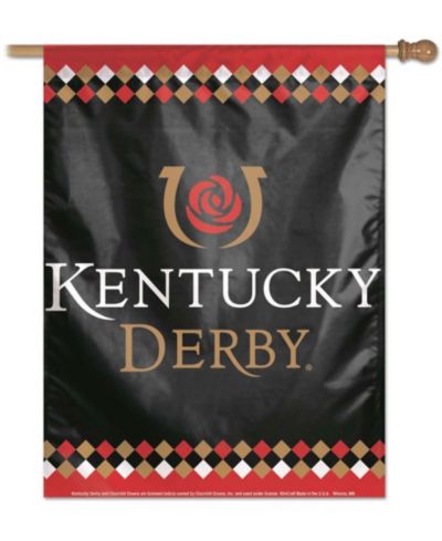 Вертикальный баннер Wincraft Black Kentucky Derby, 28" x 40"