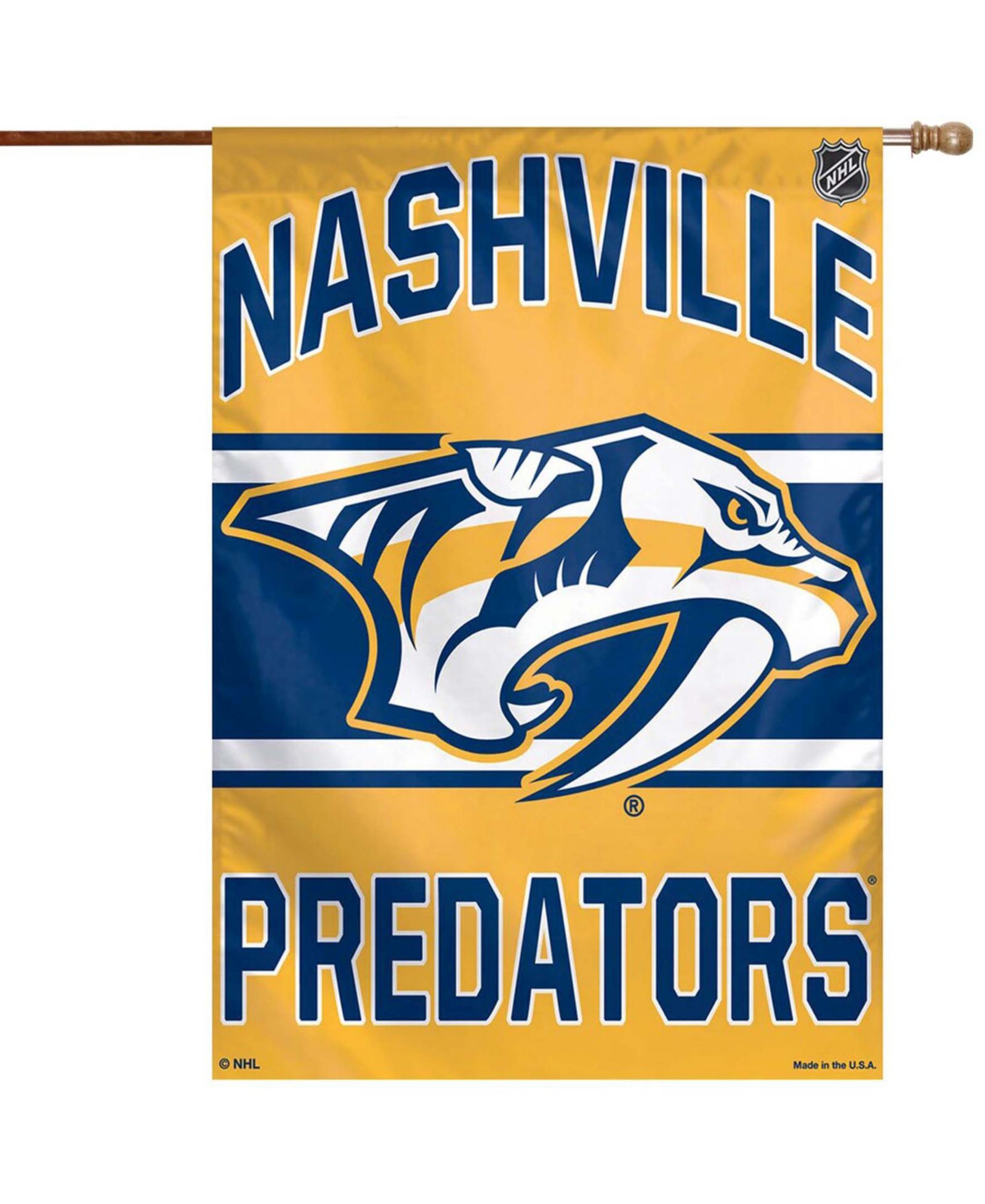 Multi Nashville Predators 28" x 40" Primary Logo Single-Sided Vertical Banner