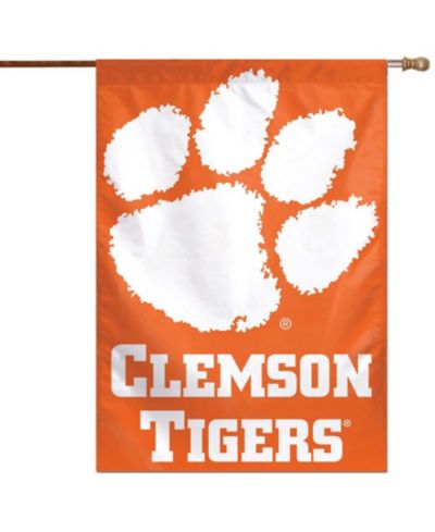 Вертикальный баннер Clemson Tigers 28" x 40" Logo Single-Sided