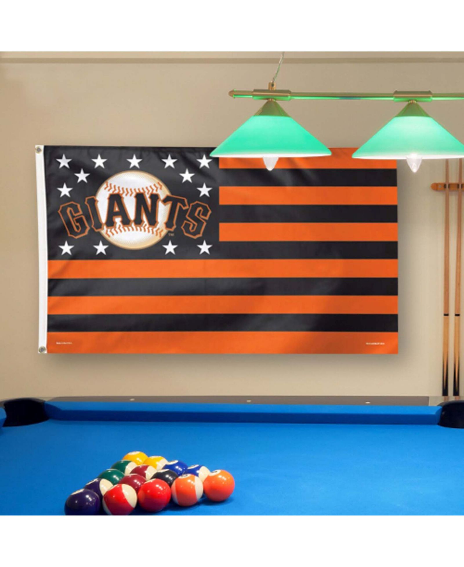 Флаг San Francisco Giants Deluxe Stars Stripes, 3' x 5'