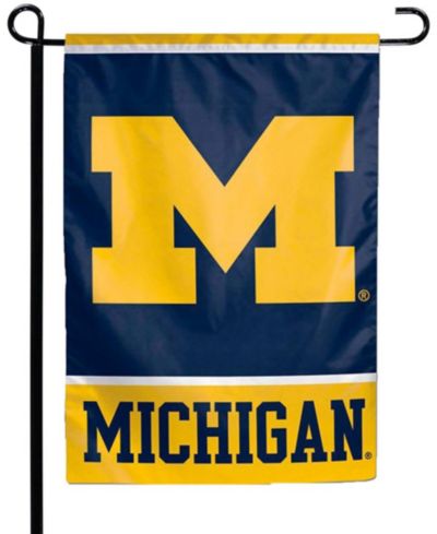 Двусторонний садовый флаг Multi Michigan Wolverines 12" x 18"