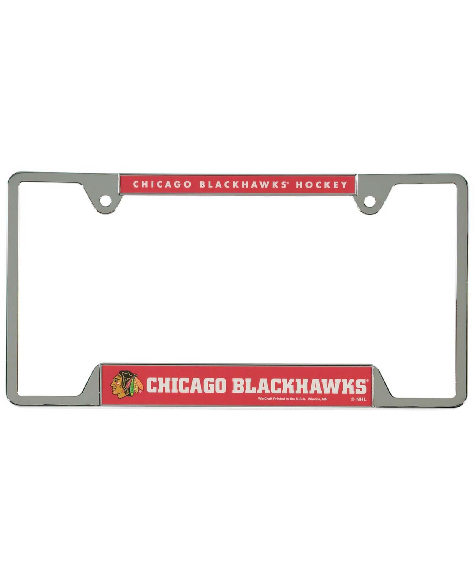 Металлическая рамка для номерного знака Wincraft Chicago Blackhawks Multi
