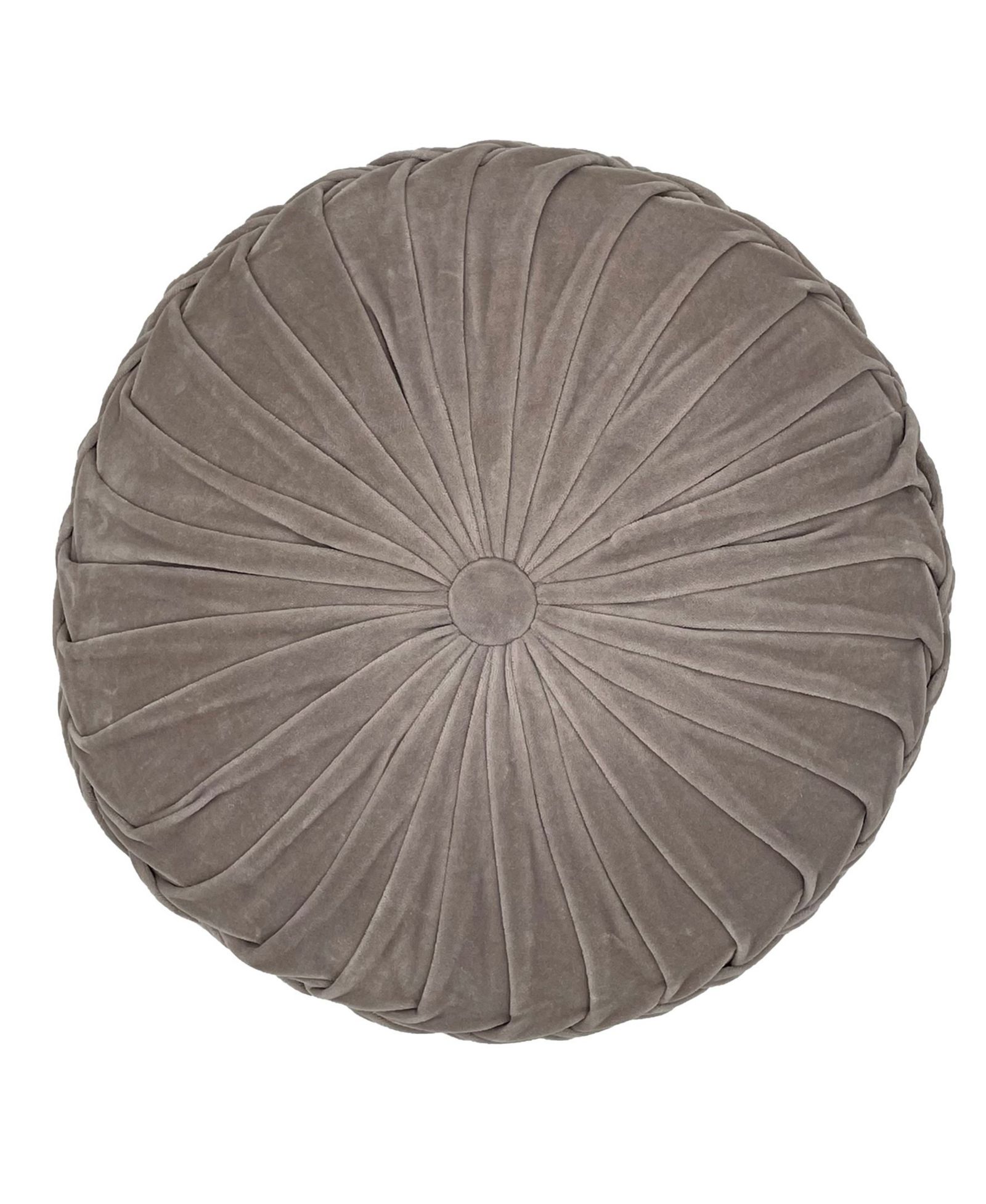 Mod Lifestyles Декоративная бархатная подушка Button Tufted Velvet 16" Round