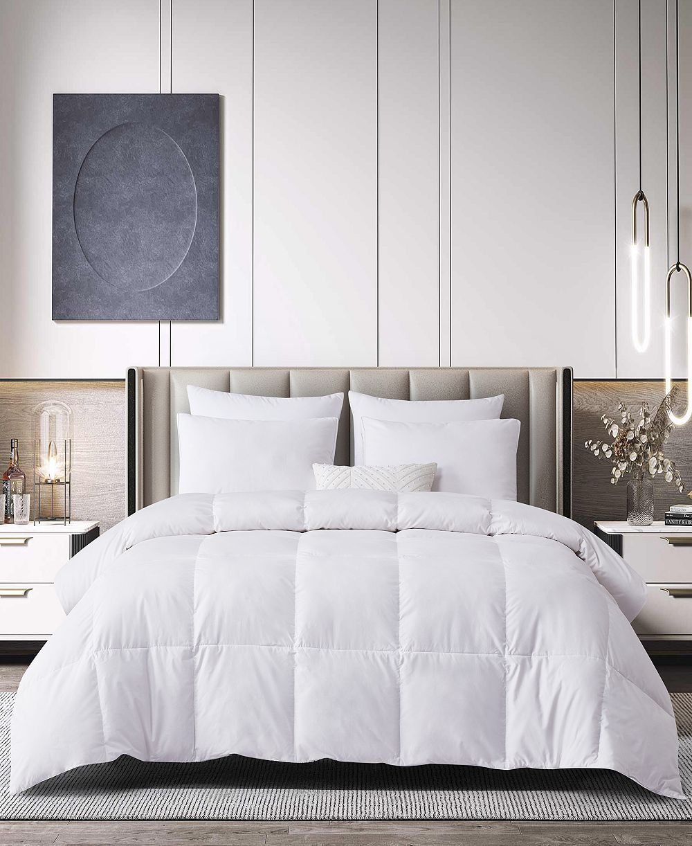 Всесезонное одеяло Beautyrest White Feather & Down Lyocell Cotton Blend, Full/Queen
