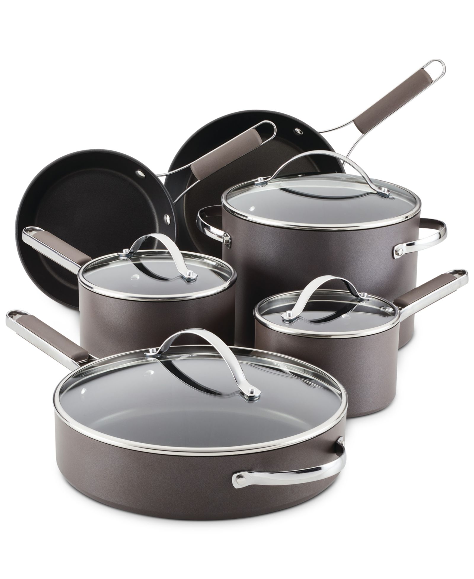 Ayesha Curry набор антипригарной посуды Hard-Anodized, 10 предметов