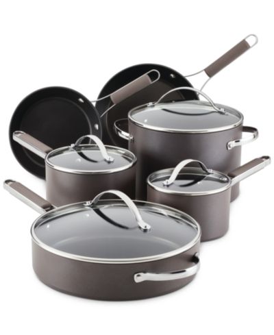 Ayesha Curry набор антипригарной посуды Hard-Anodized, 10 предметов