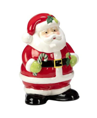Банка для печенья Certified International Santa 3D
