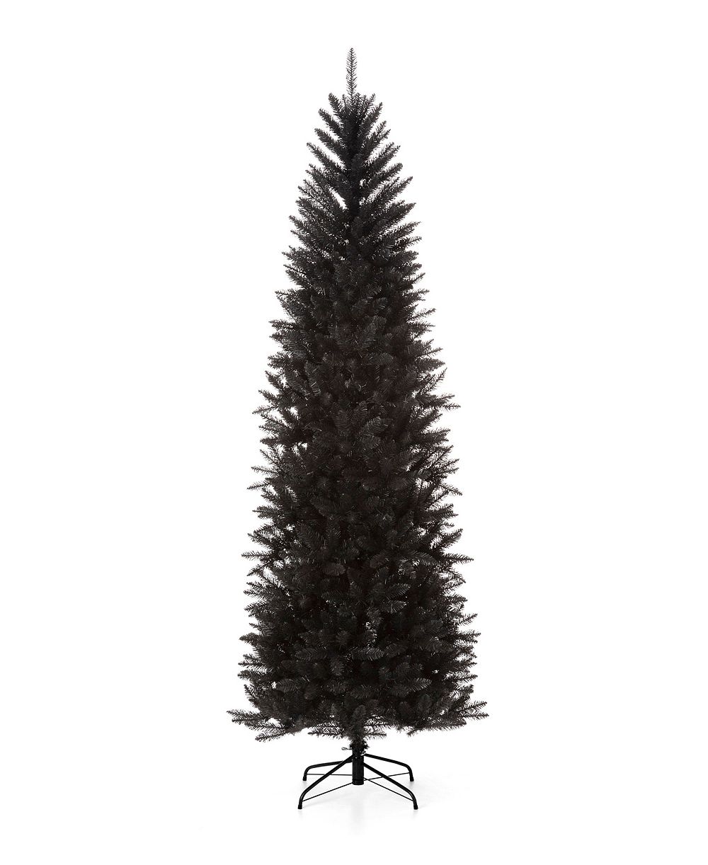 Искусственная рождественская елка Glitzhome Black Tinsel, 7.5'