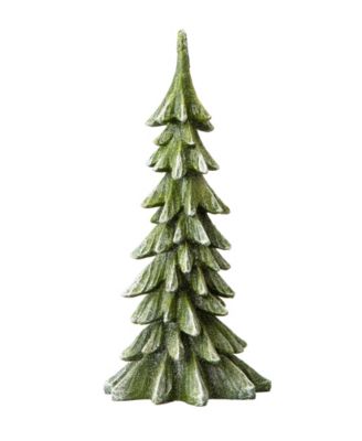 Рождественское украшение для стола Glitzhome Resin Christmas Tree, 14.75"