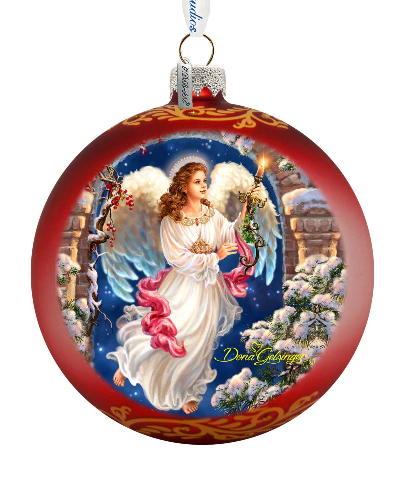 Стеклянное украшение G.DeBrekht Angel In The Arch