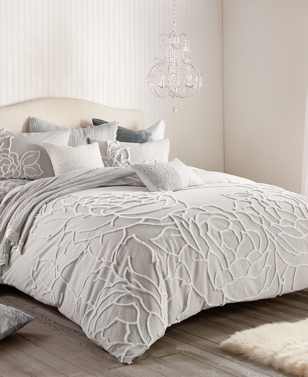 Комплект из 3 покрывал Peri Home Chenille Rose, Full/Queen