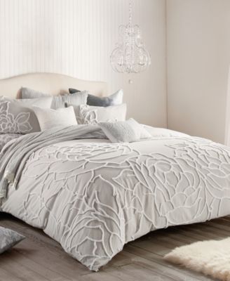 Peri Home Chenille Rose 3-Pc. Duvet Cover Set, King