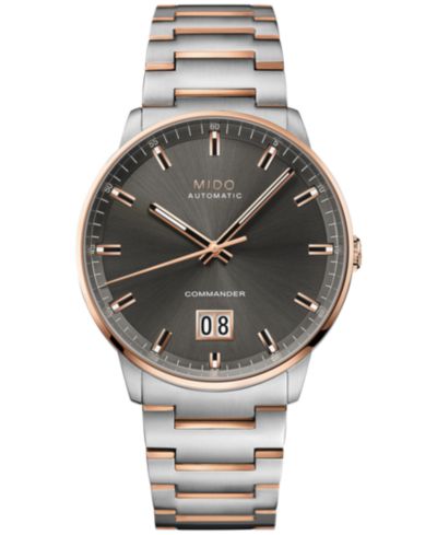 Часы Mido Men's Swiss Automatic Commander Big Date Two Tone