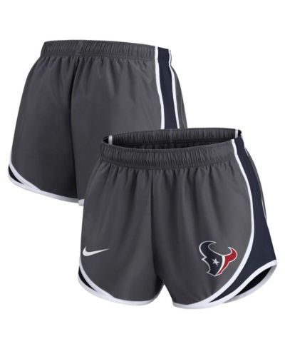 Женские шорты Nike Charcoal Houston Texans Logo Performance Tempo