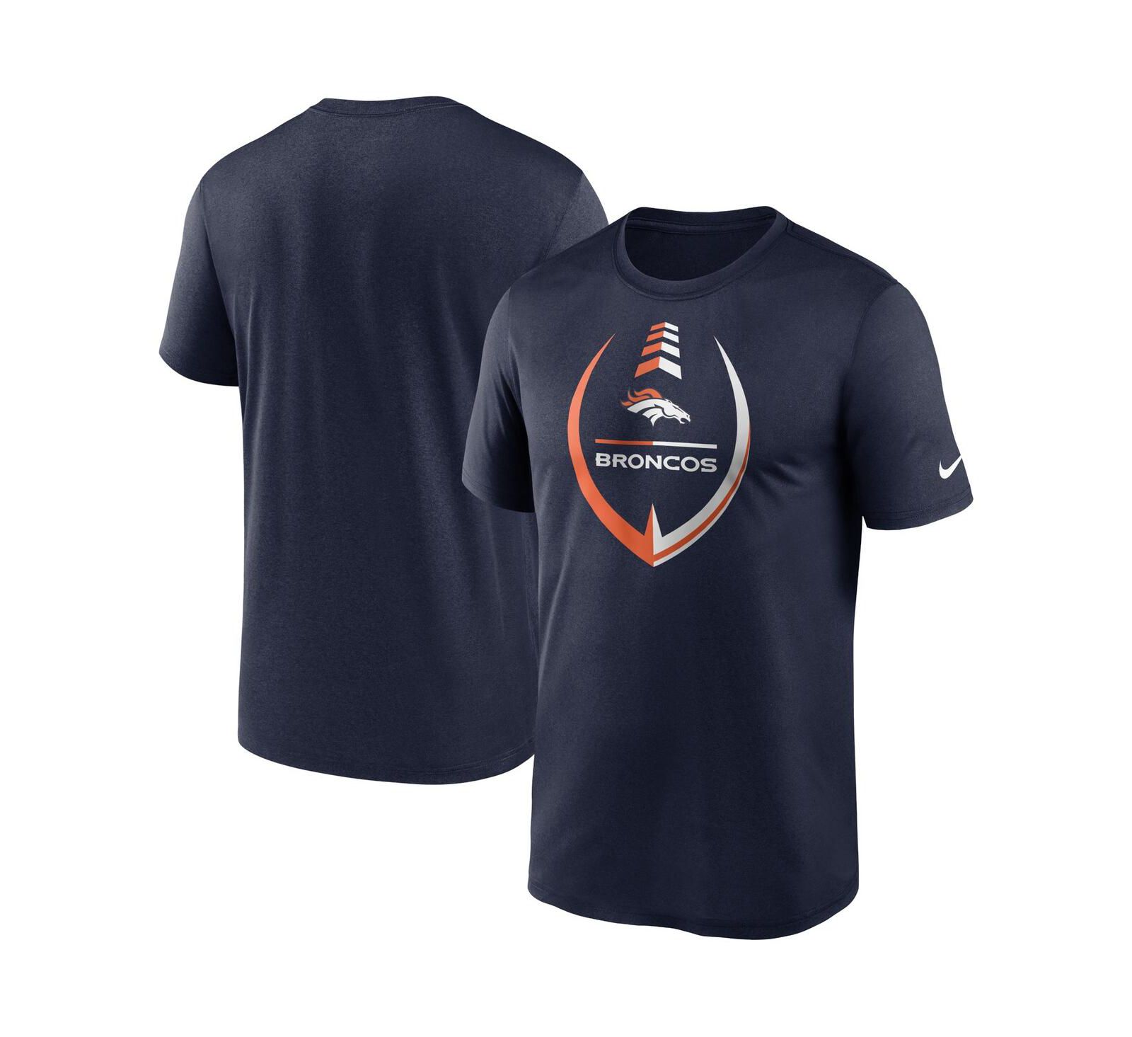 Nike Men's Navy Denver Broncos Icon Legend Performance T-Shirt