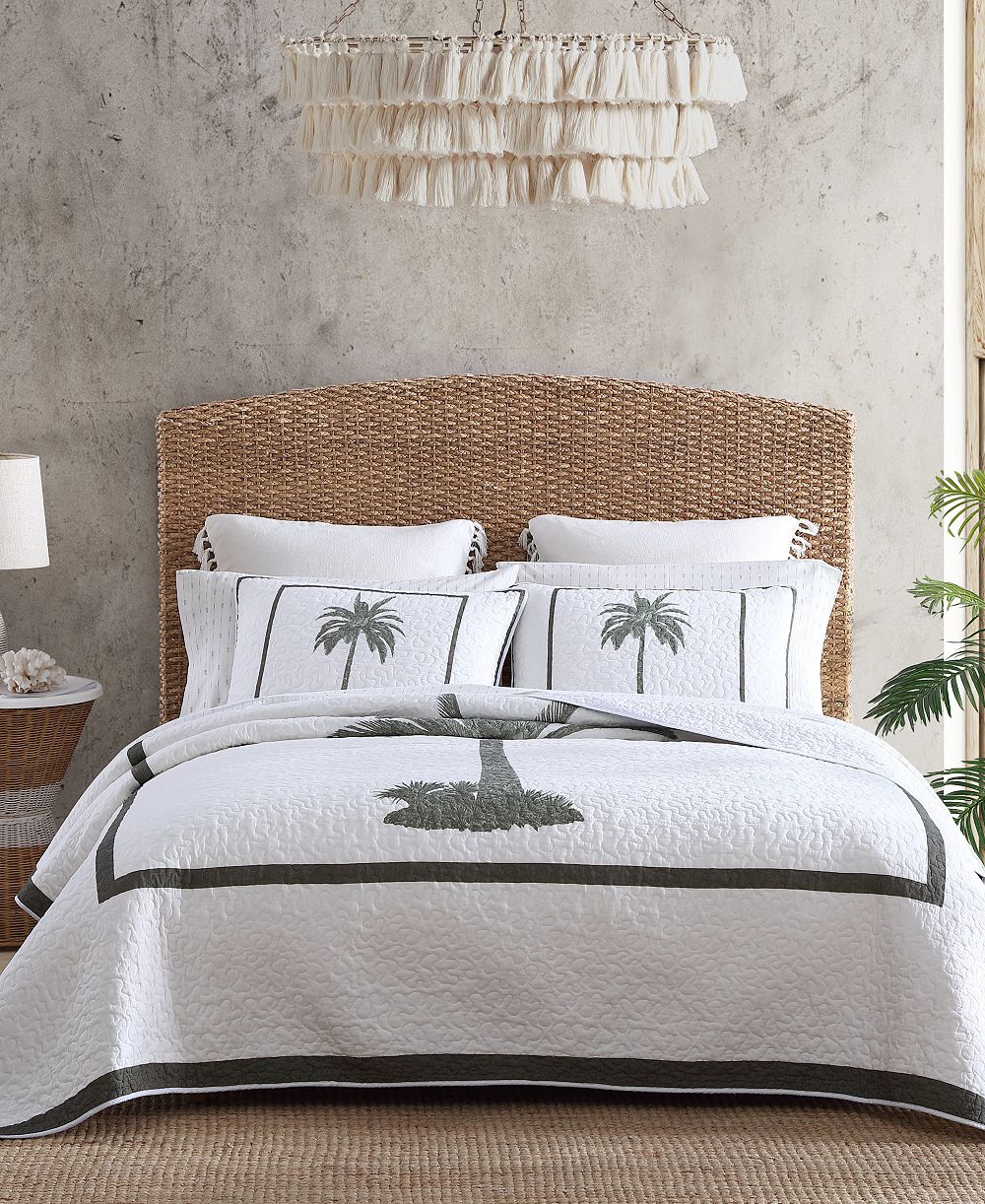 Tommy Bahama Home стеганое одеяло Palm Island, Full/Queen