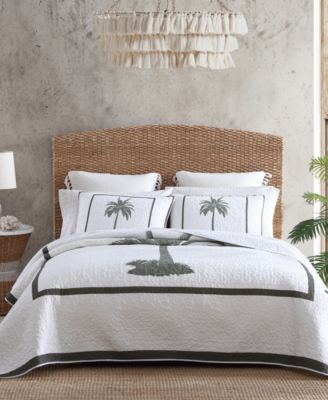 Tommy Bahama Home Palm Island Cotton Reversible Quilt, King