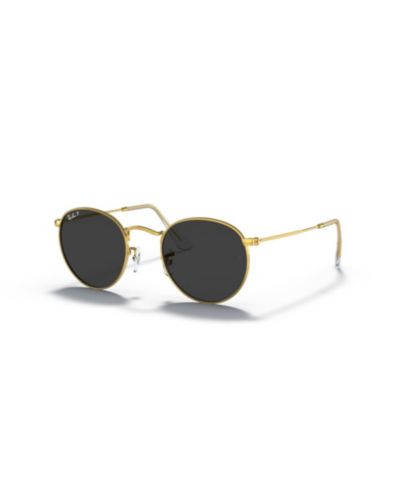 Ray-Ban Men's Polarized Round Metal Round Sunglasses, RB3447
