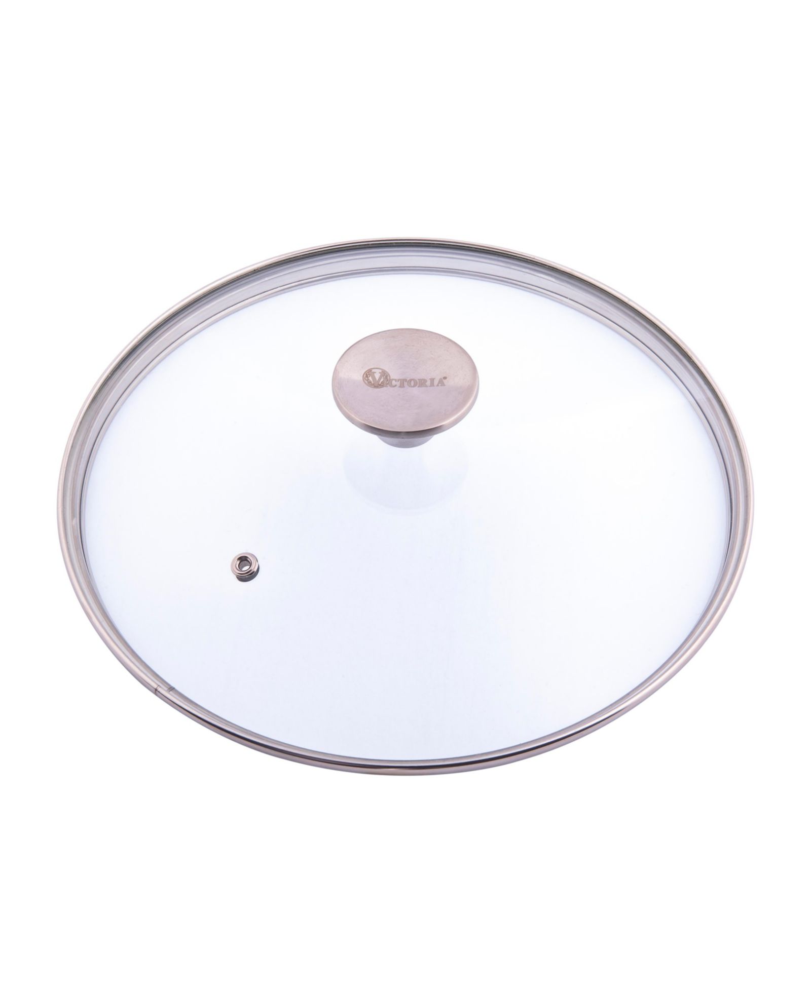 Victoria Glass Lid with Stainless Steel Knob for 10" Skillet