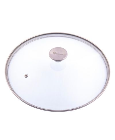 Victoria Glass Lid with Stainless Steel Knob for 13" Skillet