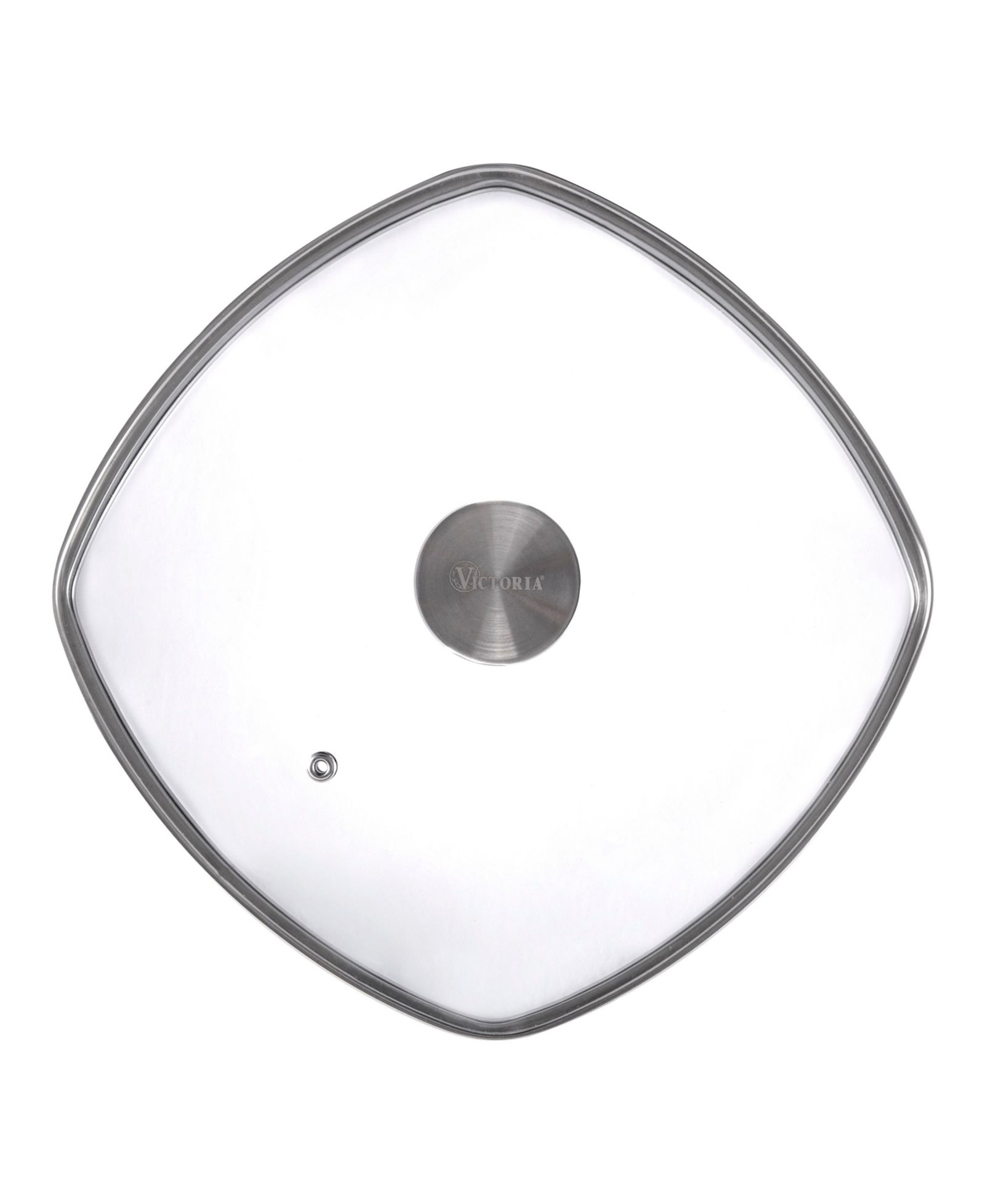 Victoria Glass Lid with Stainless Steel Knob for 10" Grill Pan