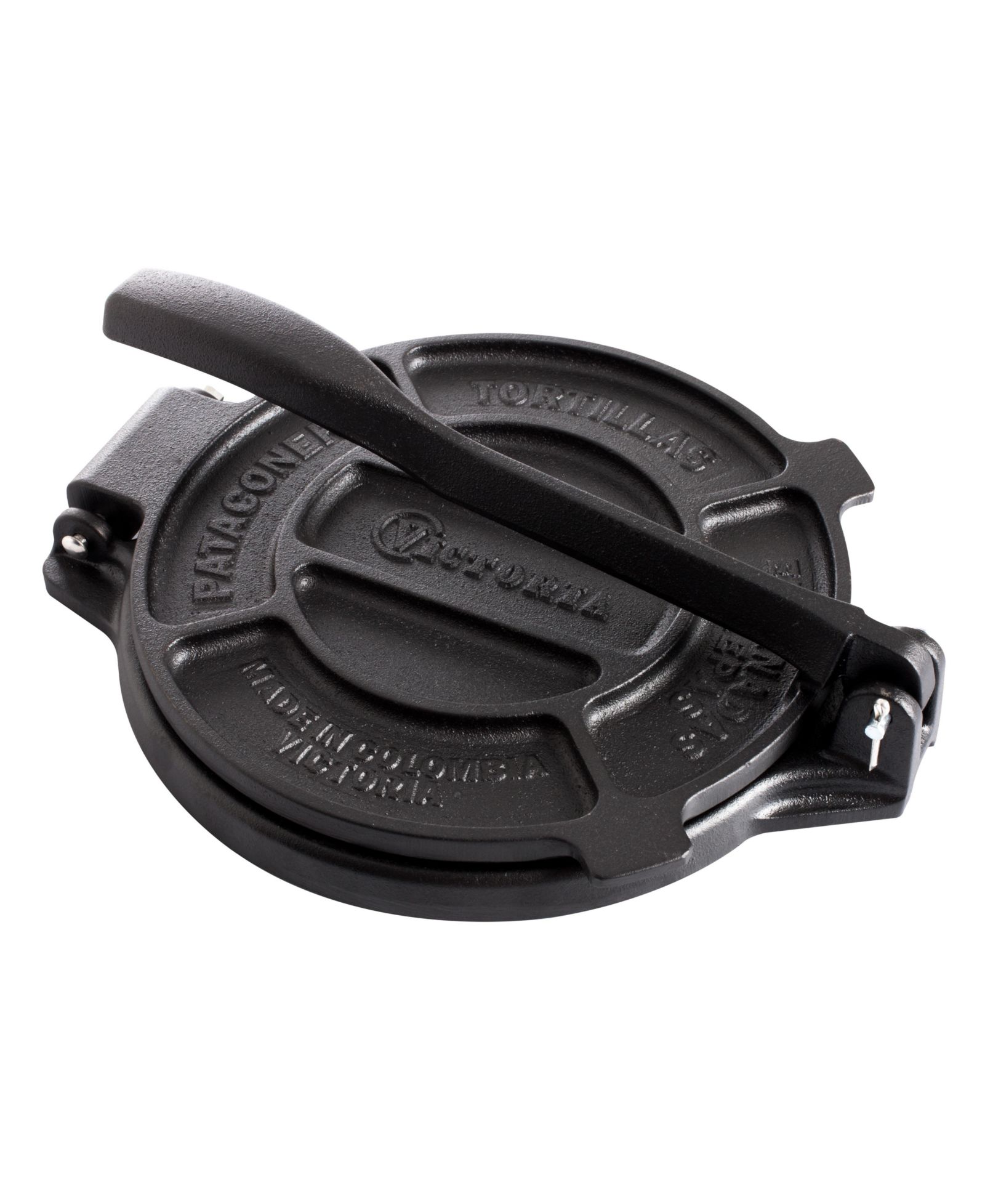 Victoria Cast Iron Tortilla Press 6.5 IN Seasoned