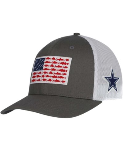 Мужская кепка Columbia Dallas Cowboys PFG Fish Flag Flex