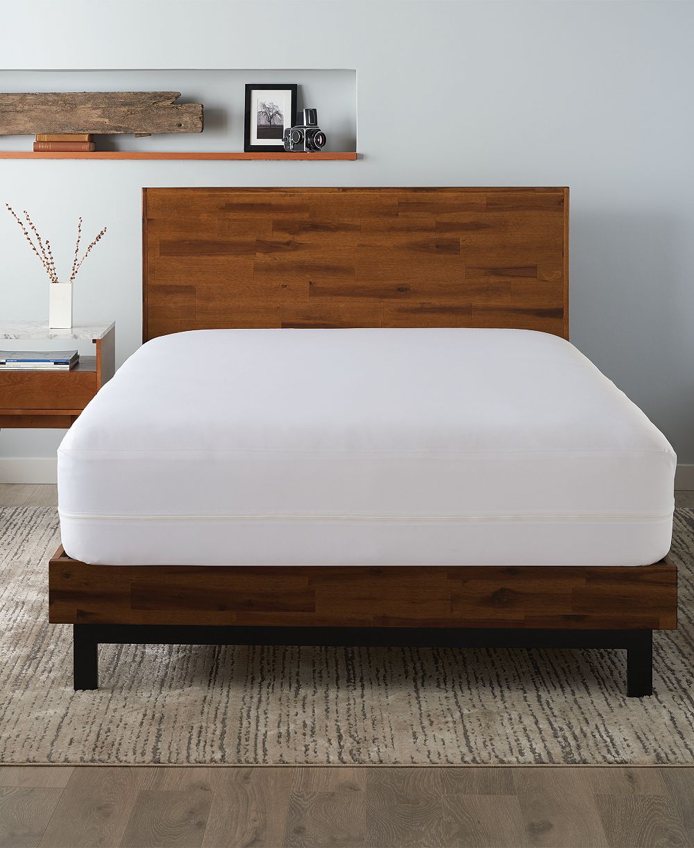 Ella Jayne Allergy Free Zipper Mattress or Box Spring Encasement, Fits Mattresses up to 18", Twin