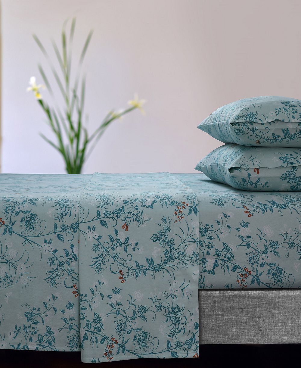 Набор постельного белья Tribeca Living Katy Floral Flannel, 3 шт, Twin