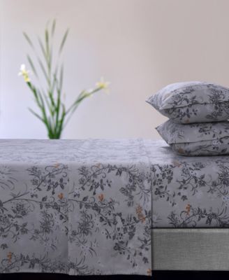 Tribeca Living Katy Floral фланеловый комплект постельного белья, 3 шт., Twin XL