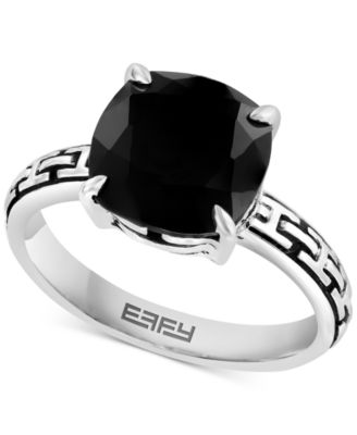 Кольцо EFFY® Onyx из стерлингового серебра