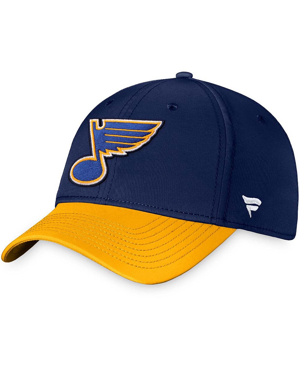 Мужская кепка Fanatics St. Louis Blues Navy Core Primary Logo Flex