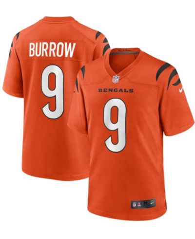 Джерси Nike Men's Joe Burrow Orange Cincinnati Bengals Alternate Game
