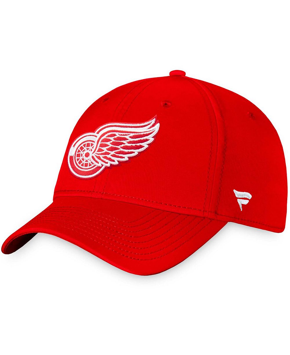 Мужская кепка Fanatics Red Detroit Red Wings Core Primary Logo Flex