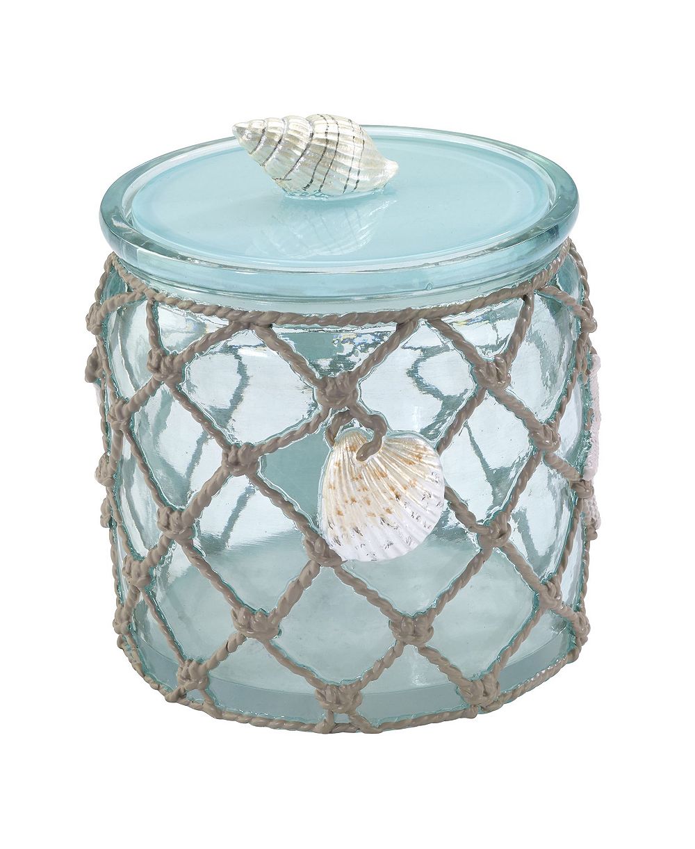 Банка Avanti Seaglass Seashell and Netting Resin Covered