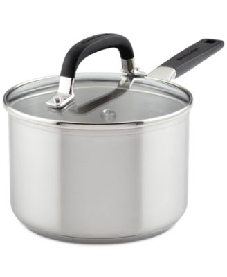 KitchenAid сотейник из нержавеющей стали 2 Quart с разметкой и крышкой
