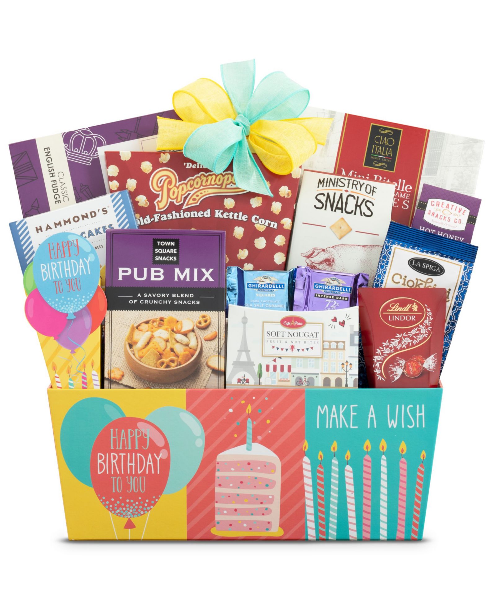 Подарочная корзина Wine Country Gift Baskets Birthday Wishes, 12 Pieces