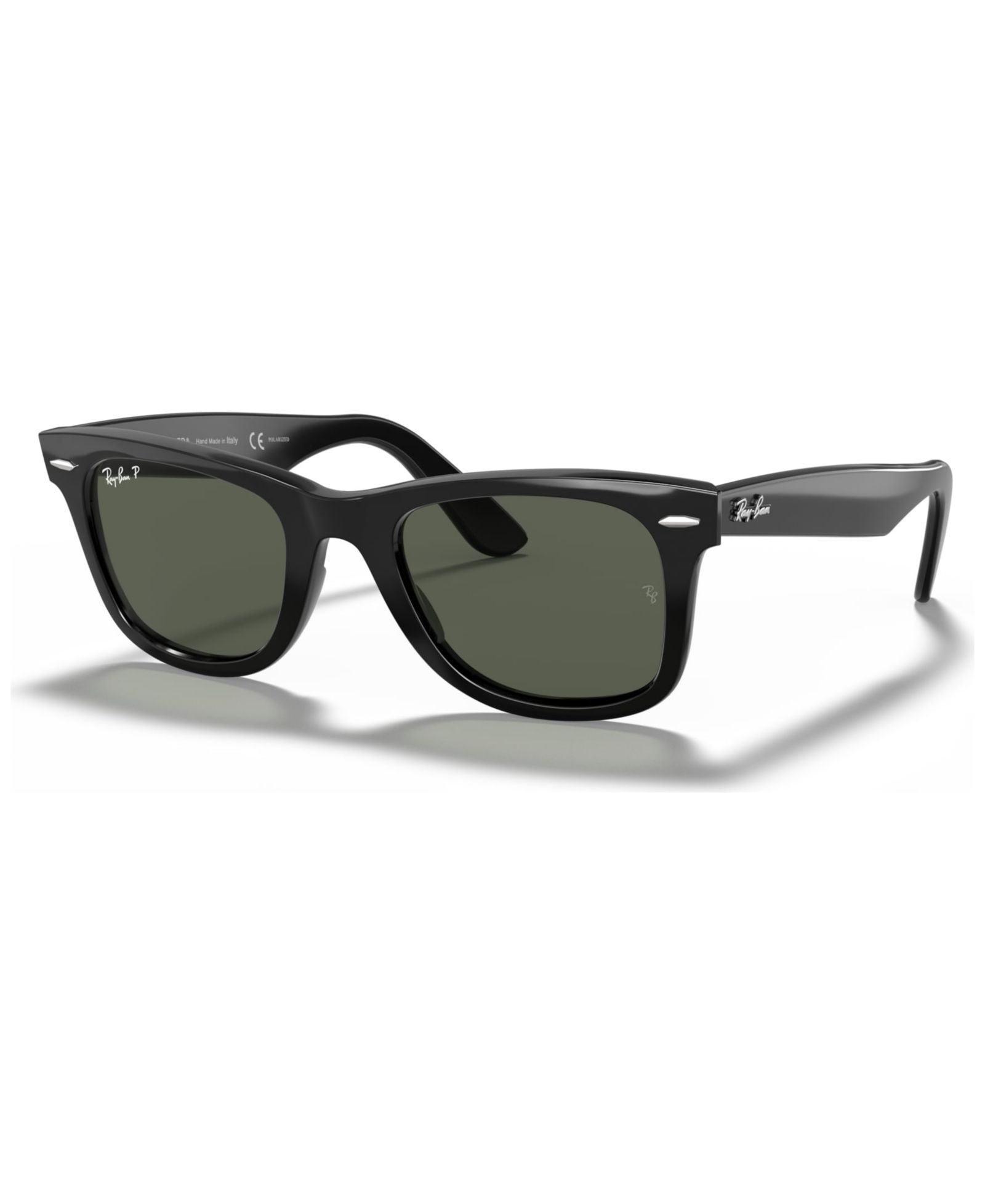 Ray-Ban Unisex Polarized Low Bridge Fit Sunglasses, RB2140F ORIGINAL WAYFARER CLASSIC 54