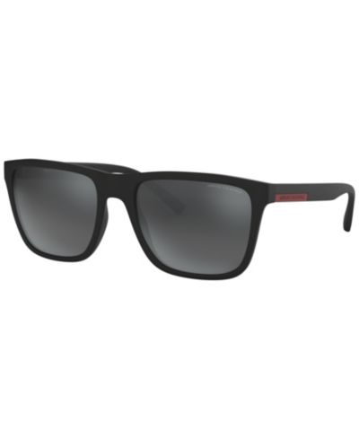 A|X Armani Exchange Мужские солнцезащитные очки Low Bridge Fit, AX4080SF