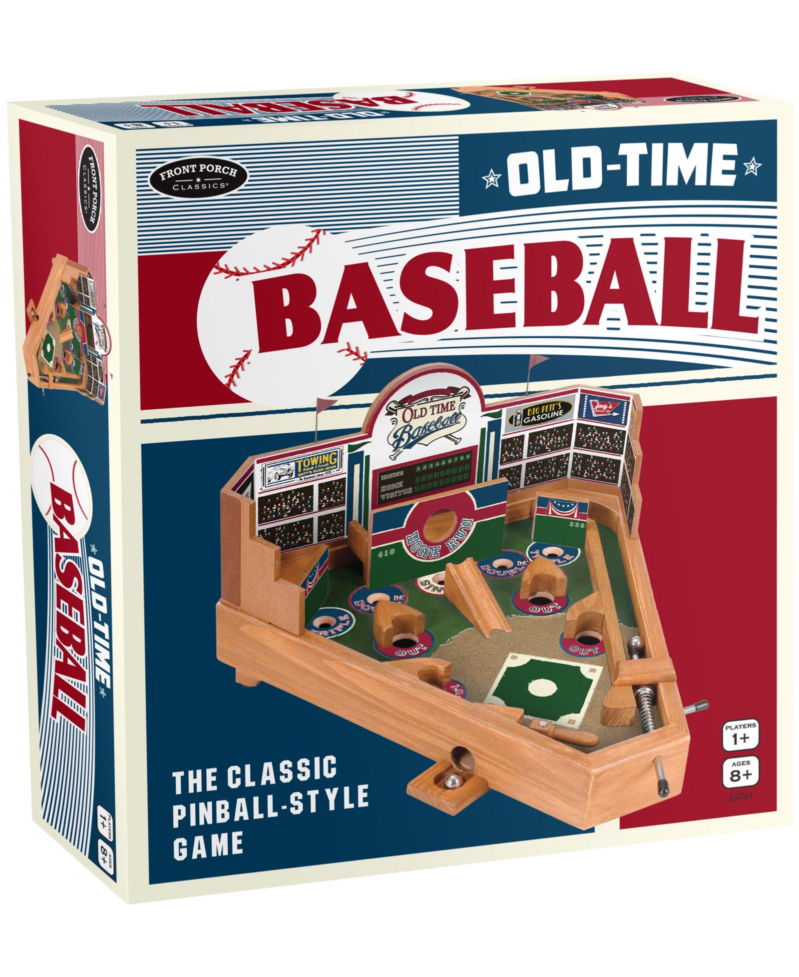 Front Porch Classics настольная игра пинбол Old-Time Baseball, от 8 лет