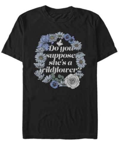 Fifth Sun Мужская футболка Alice in Wonderland Wildflowers