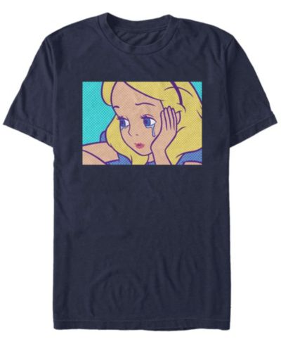 Мужская футболка Alice in Wonderland Sad Alice с коротким рукавом