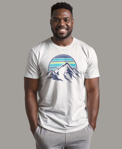Fifth Sun Men's Generic Additude Mount Range Pocket Short-Sleeve T-Shirt