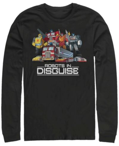 Men's Transformer Robots in Disguise Long Sleeve T-shirt