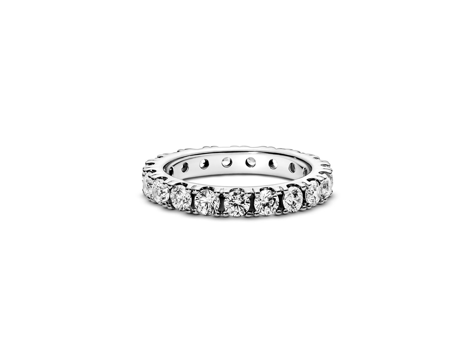 Pandora Cubic Zirconia Timeless Sparkling Row Eternity Ring