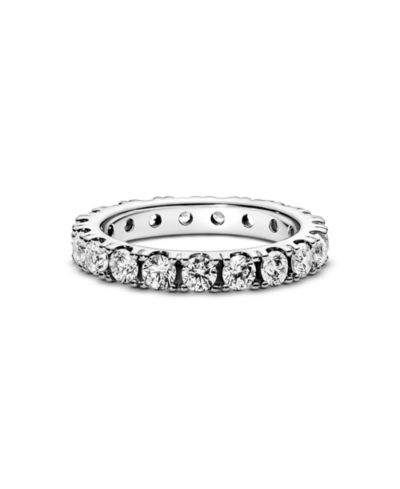 Pandora Cubic Zirconia Timeless Sparkling Row Eternity Ring