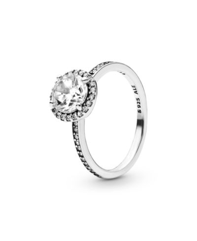 Pandora Кольцо с фианитом Timeless Round Sparkle Halo