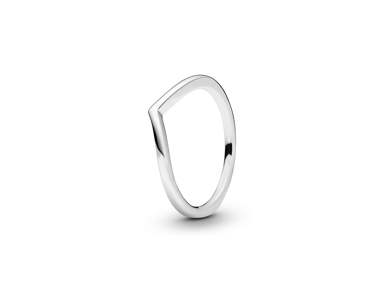 Pandora Sterling Timeless Polished Wishbone Ring