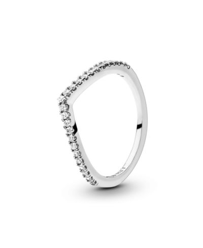Кольцо Pandora с кубическим цирконием Timeless Sparkling Wishbone