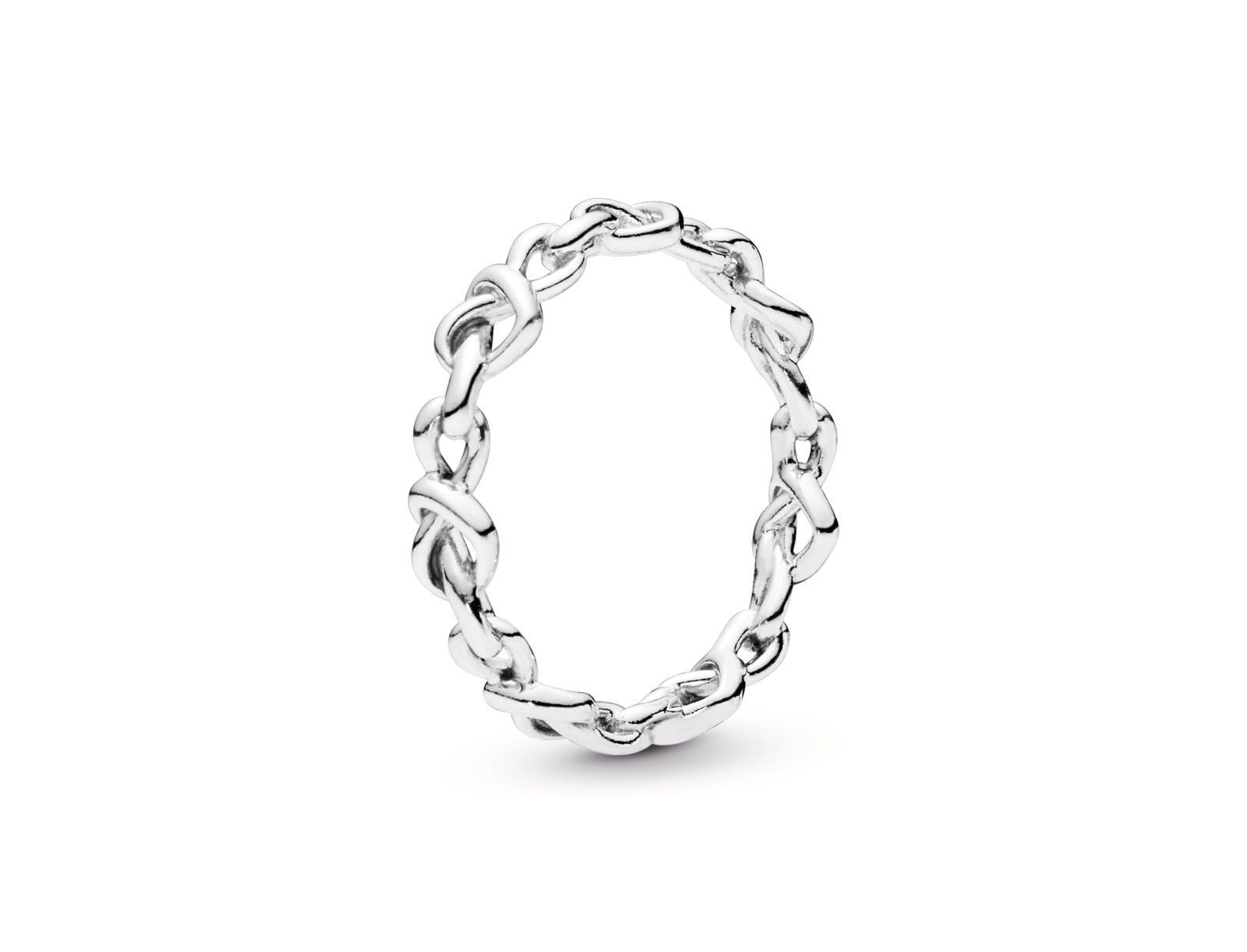 Pandora Sterling Silver Moments Knotted Hearts Ring